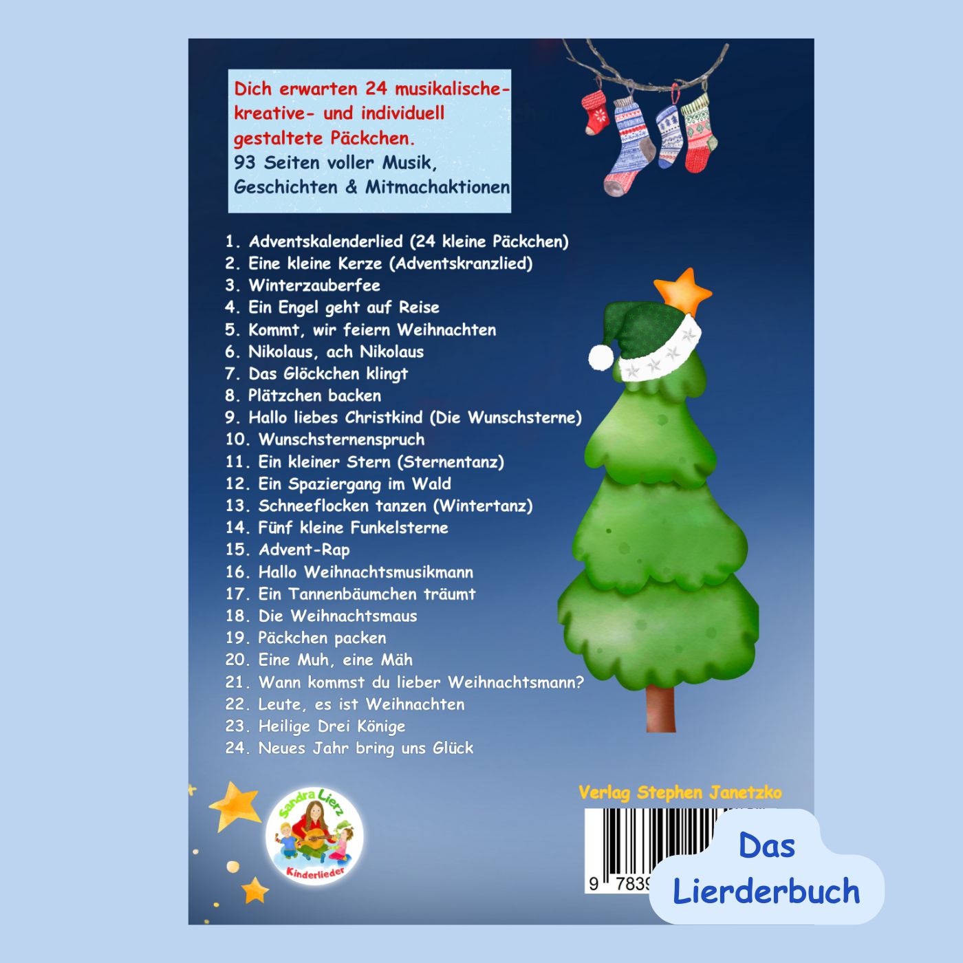 eBook PDF Buch 24 kleine Päckchen- Der große Musikalische Mitmach-Adventskalender