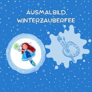Ausmalbild Winterzauberfee