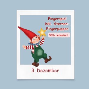 Fünf kleine Funkelsterne-(Fingerspiel inklusive Fingerpuppen)