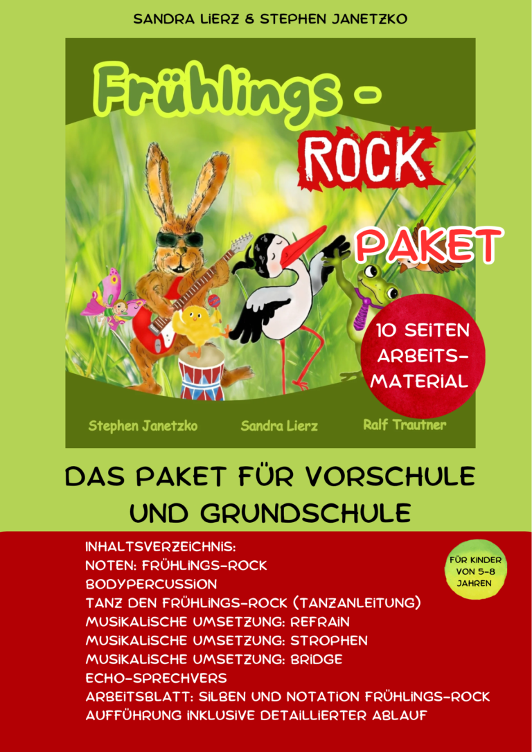 Frühlings-Rock-Das Paket für Vorschule und Grundschule