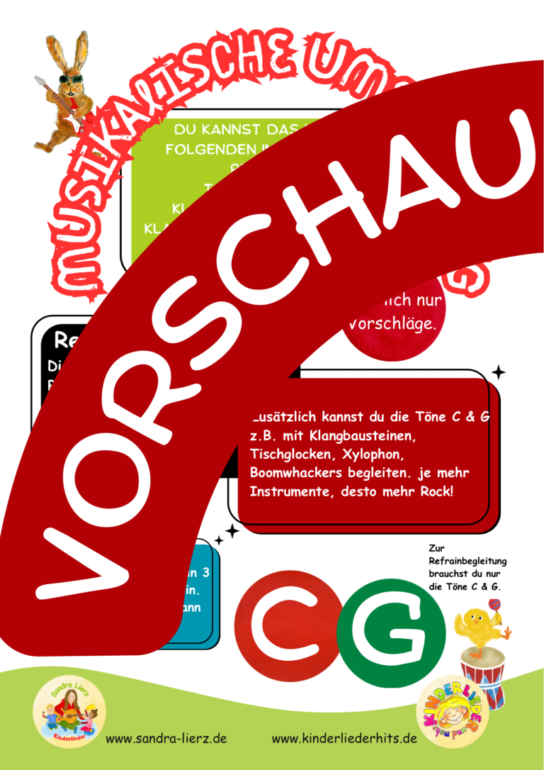 Frühlings-Rock-Das Paket für Vorschule und Grundschule