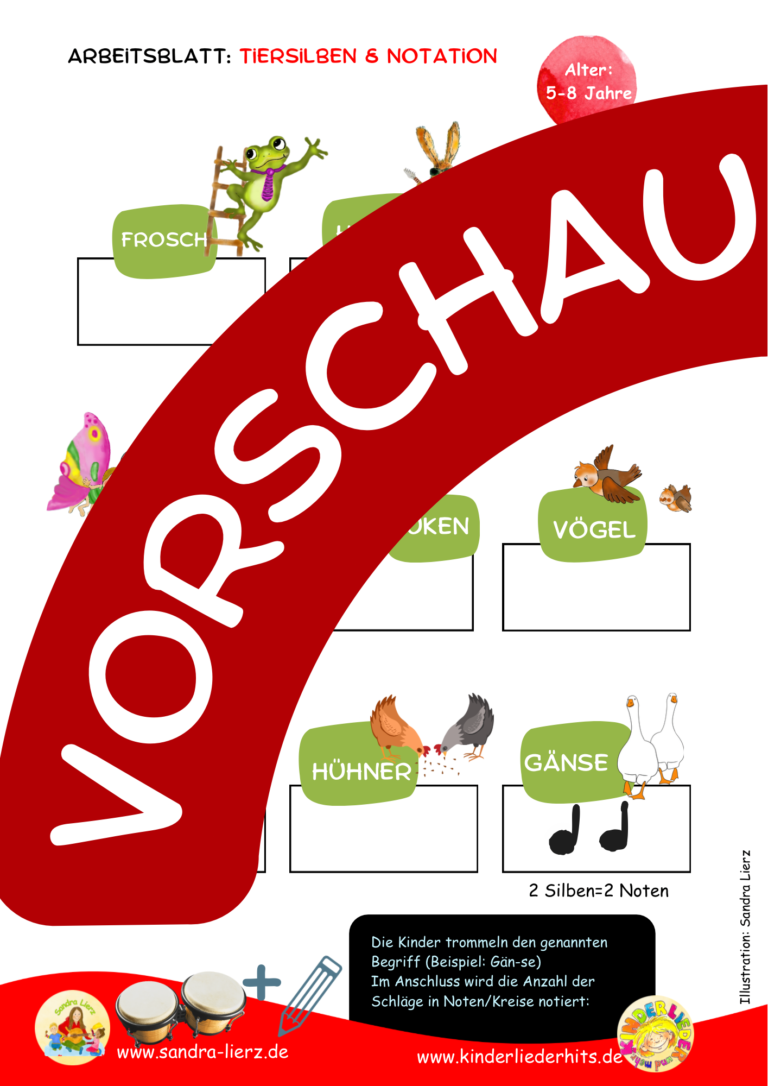 Frühlings-Rock-Das Paket für Vorschule und Grundschule