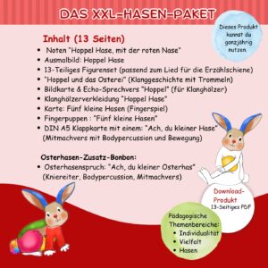Hoppel mit der roten Nase - Das XXL Hasen-Paket