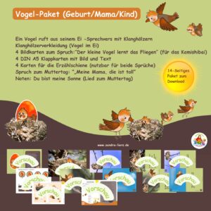 Vogel-Paket (Geburt/Mama/Kind)