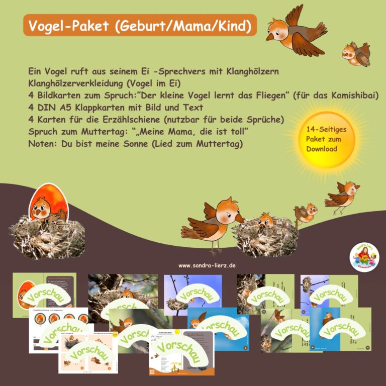 Vogel-Paket (Geburt/Mama/Kind)