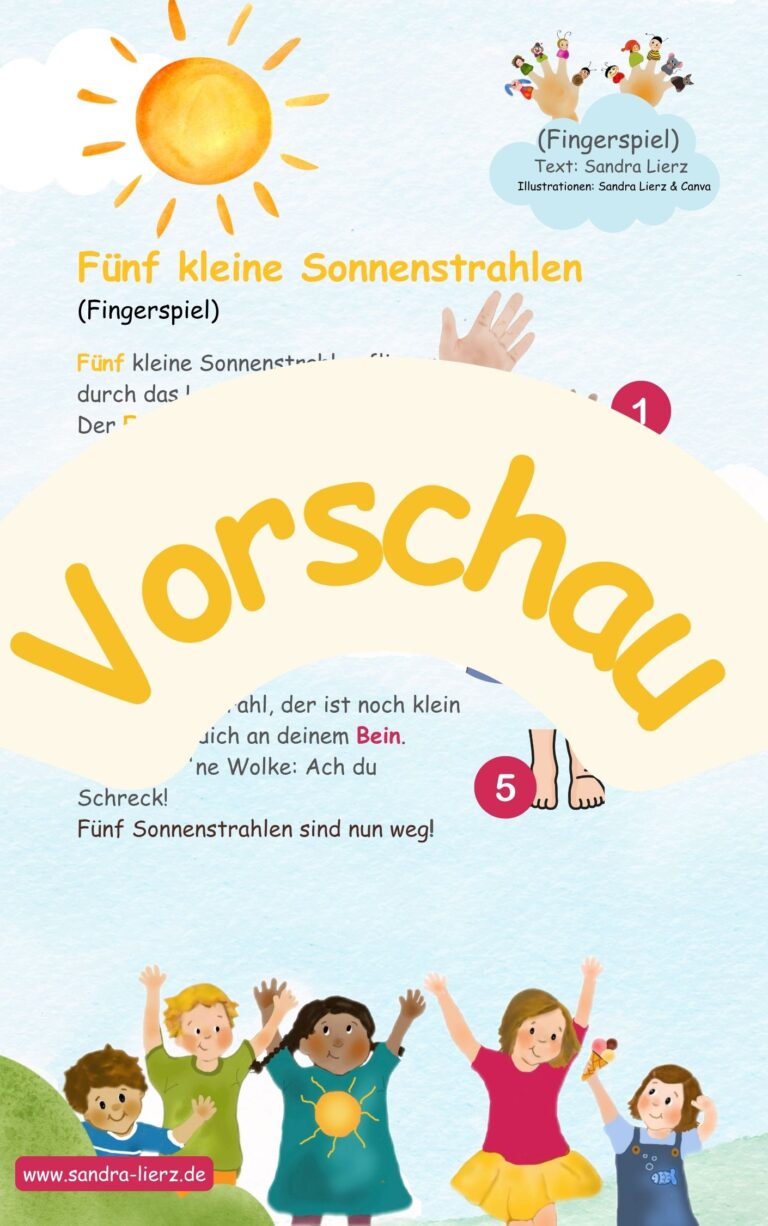 Fünf kleine Sonnenstrahlen