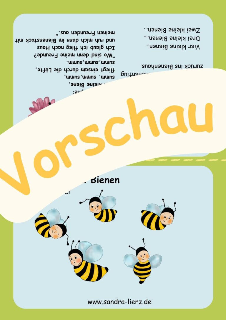 Fünf kleine Bienen-Paket