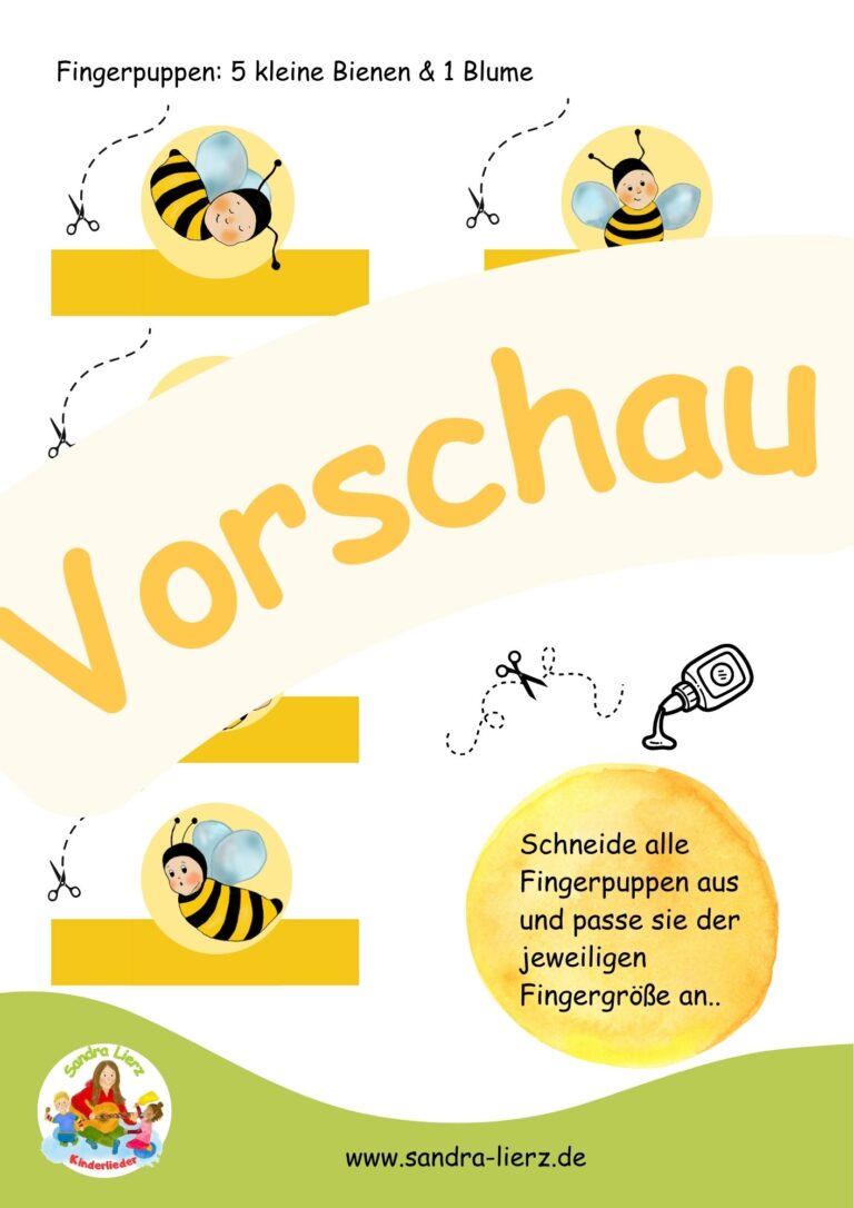 Fünf kleine Bienen-Paket