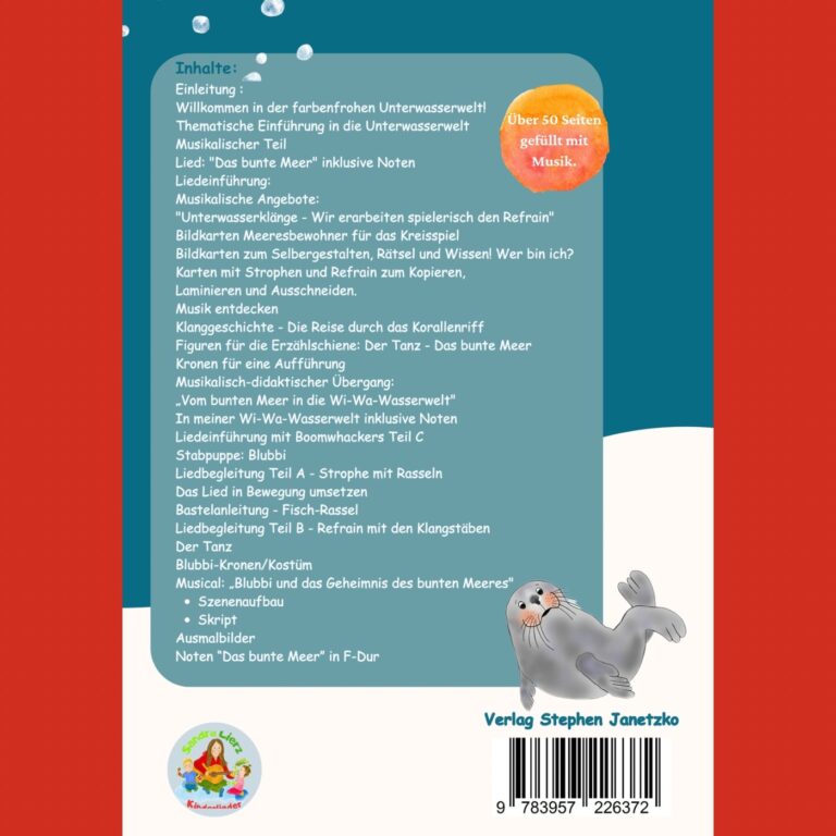 ebook PDF BUCH Sandra Lierz: KlangKISTE: Das bunte Meer - Kita & Grundschul-Projekt mit umfangreicher Materialsammlung