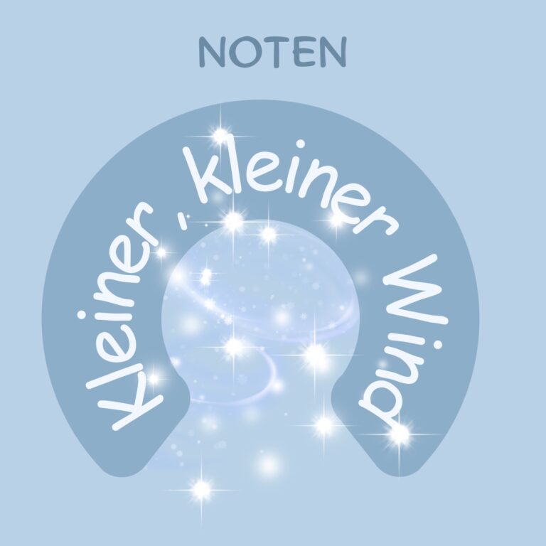 Noten-Kleiner, kleiner Wind (Windlied)