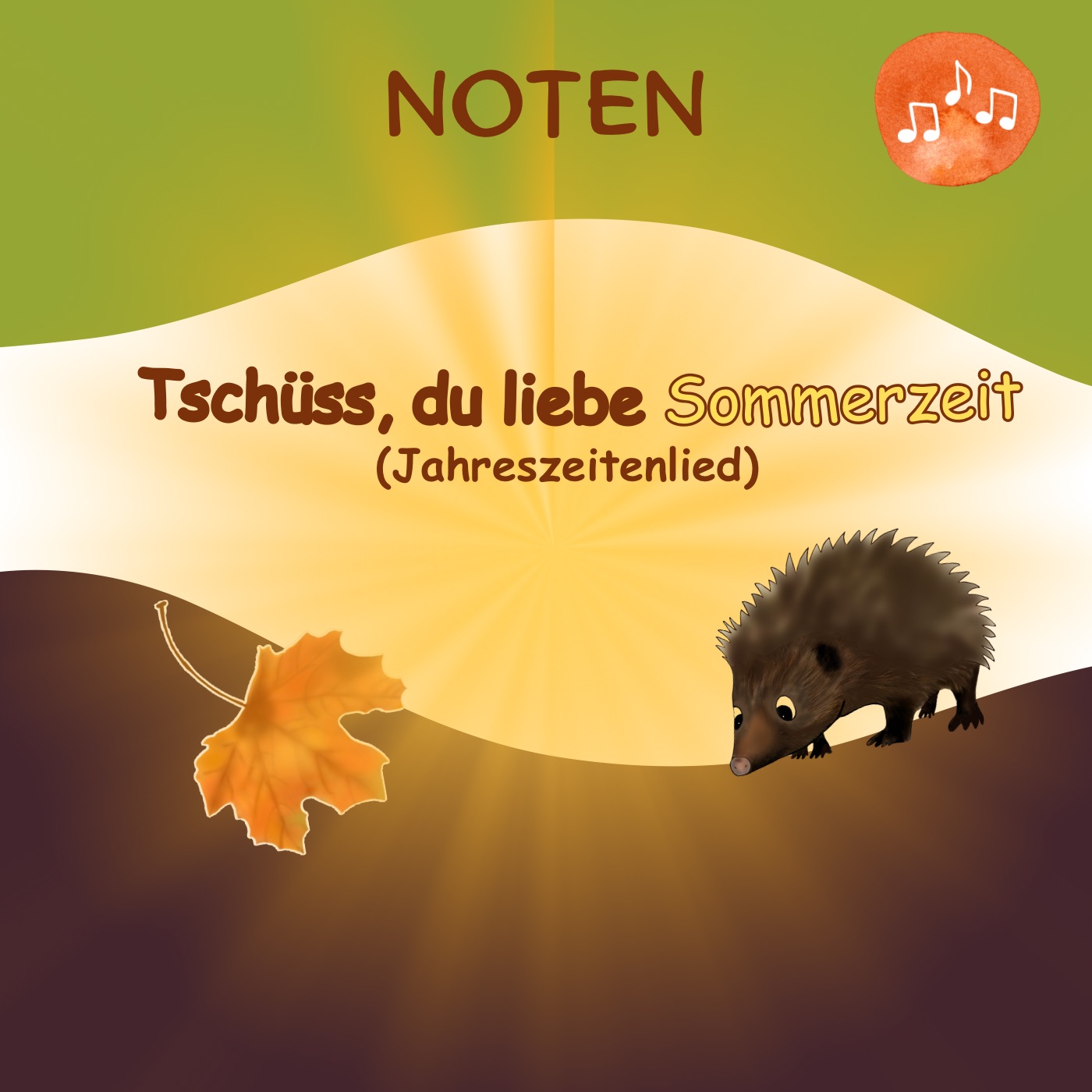 Noten-Tschüss, du lieb Sommerzeit (Jahreszeitenlied)