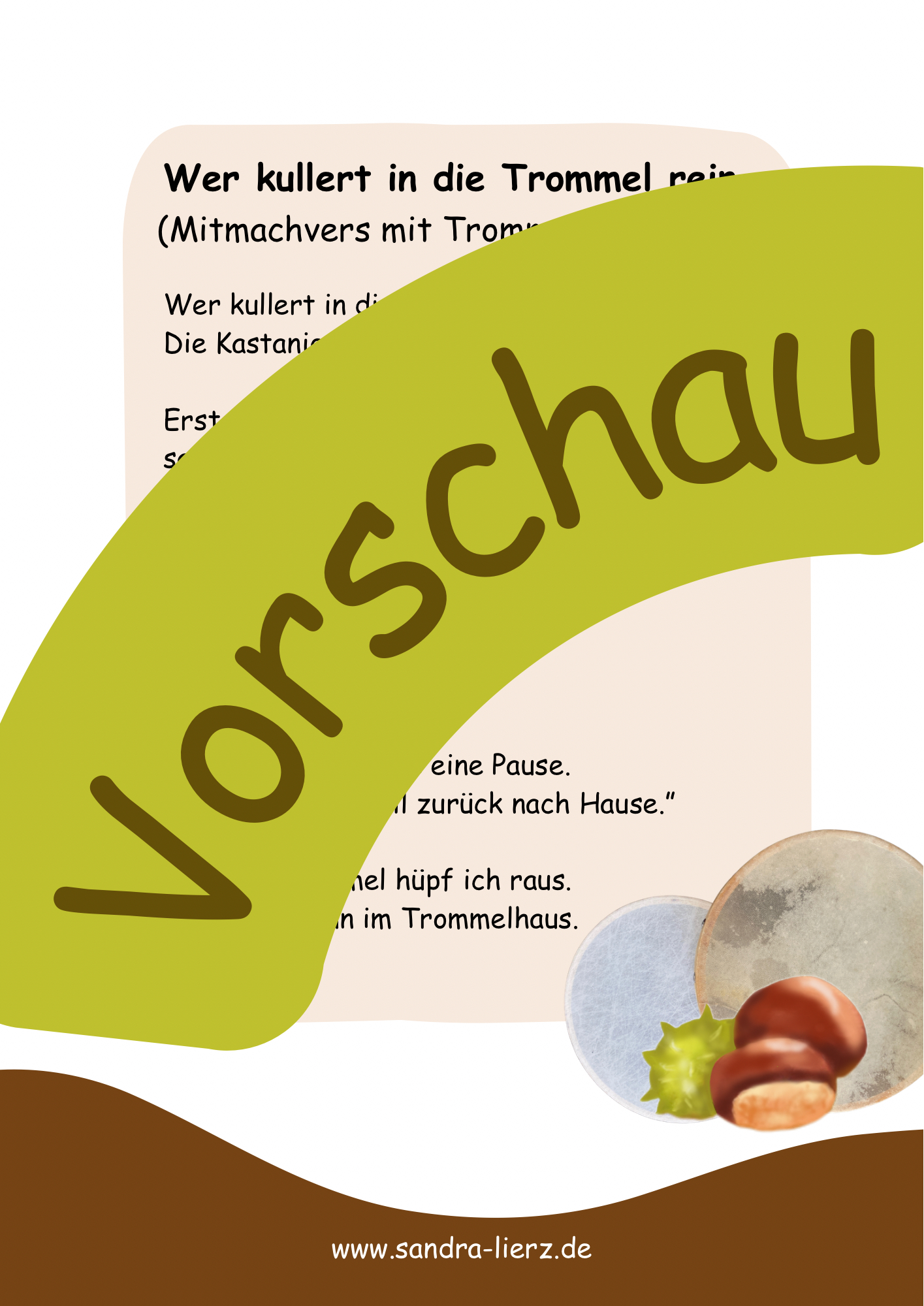 Ergänzung Teil 2-KITA-MUSIK KOMPAKT (Kastanien)