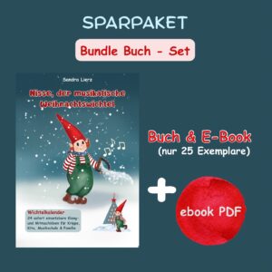 Bundle Buch-Set Nisse, der musikalische Weihnachtswichtel inklusive Buch & eBook