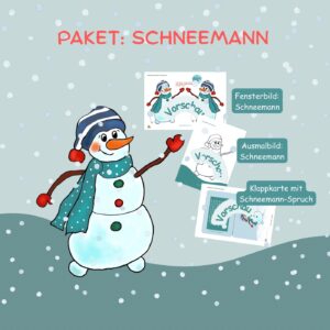 Paket: Schneemann