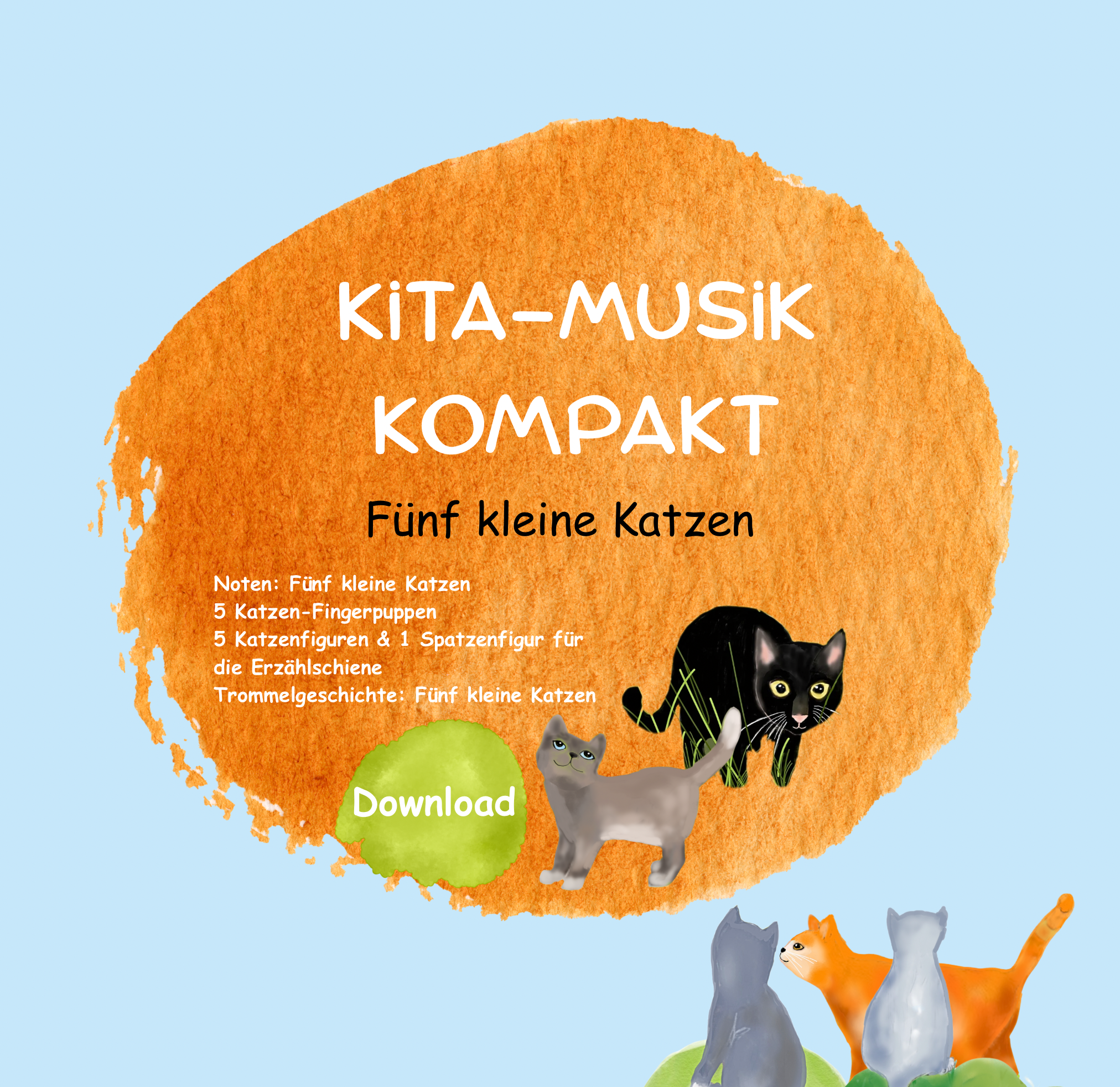 KITA-MUSIK KOMPAKT-Fünf kleine Katzen