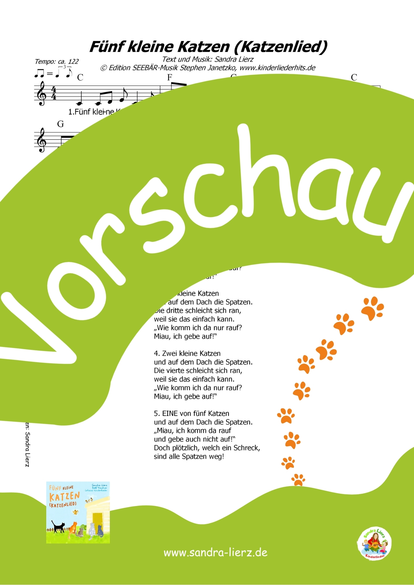KITA-MUSIK KOMPAKT-Fünf kleine Katzen
