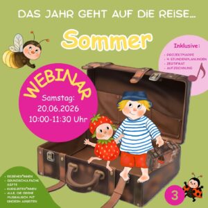 Webinar-Das Jahr geht auf die Reise Sommer( Juni, Juli, August)