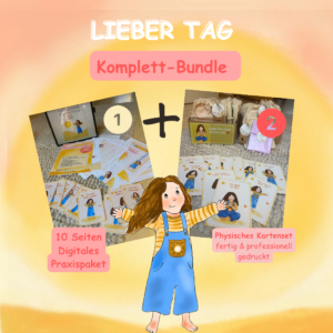 Lieber Tag-Komplett Bundle ☀️(Digitales Praxispaket & physisches Affirmationskartenset)